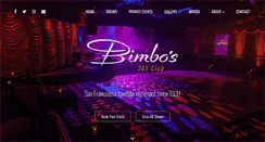 Desktop Screenshot of bimbos365club.com